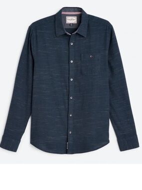 NWT!  Flag and Antham Navy Long-Sleeve Button-Down Shirt, size XXL